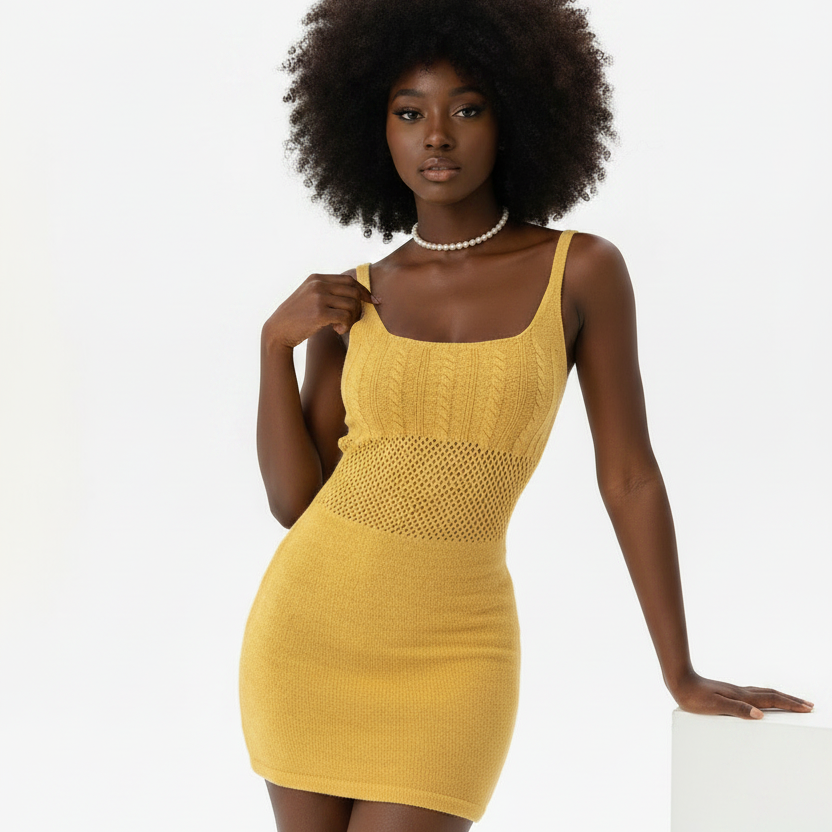 Women's Sexy Bodycon Waist-Cinching Slip Dress
