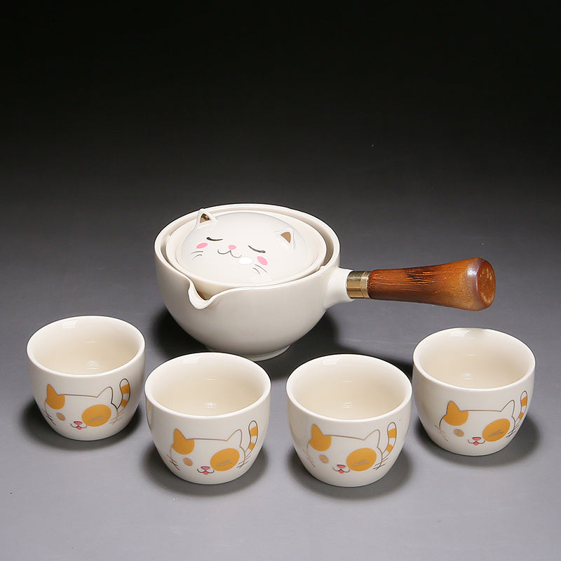 Travel Tea Set Portable Lazy Automatic