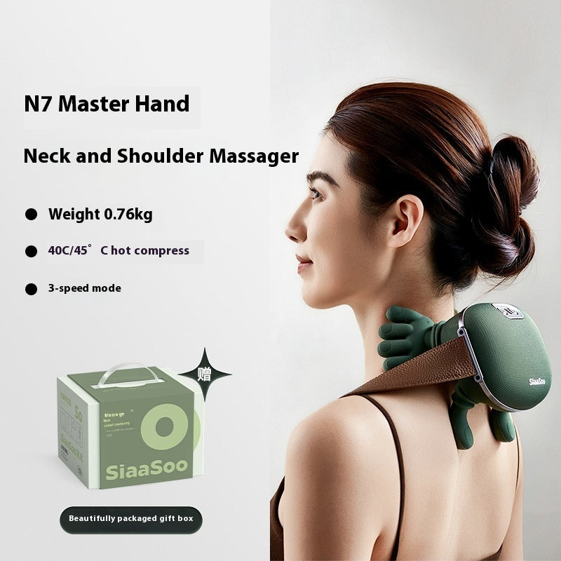 Wireless Electric Neck & Shoulder Kneading Massage Shawl