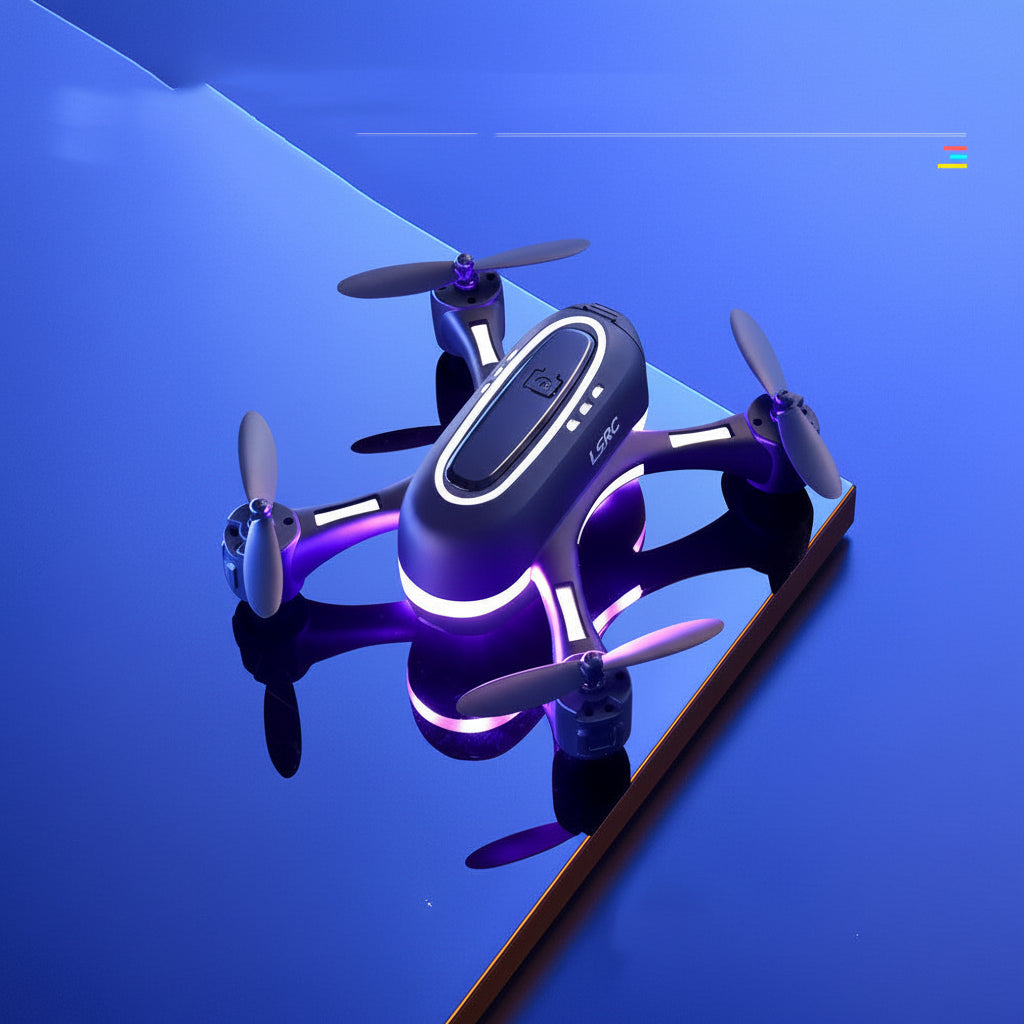Mini Gradient LED Remote Control Aerial Plane