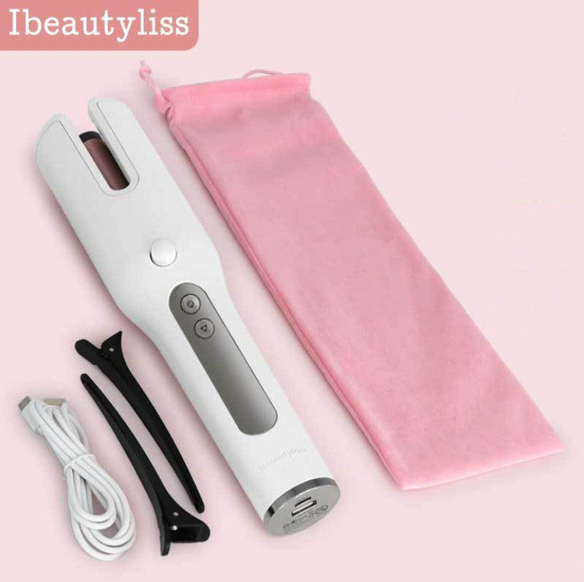 Wireless Rechargeable Automatic Curling Iron (Anti-Scald)