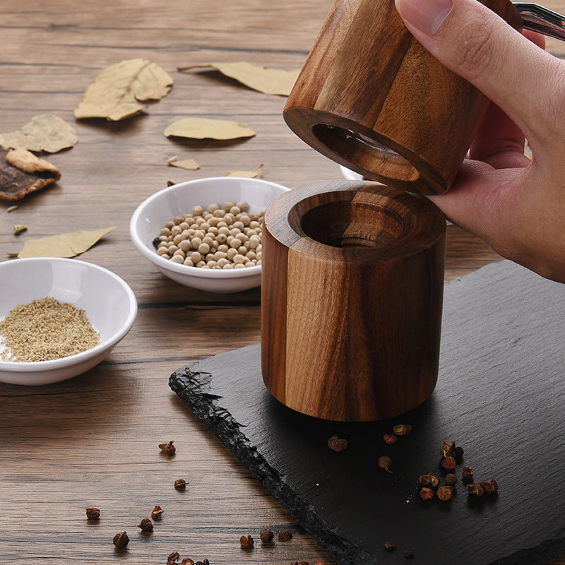 Manual pepper mill, pepper mill, salt mill