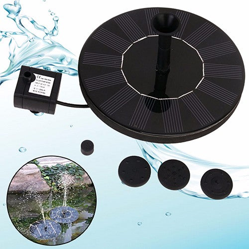 Outdoor Solar Fountain Pump for Garden Pond and Water Features
