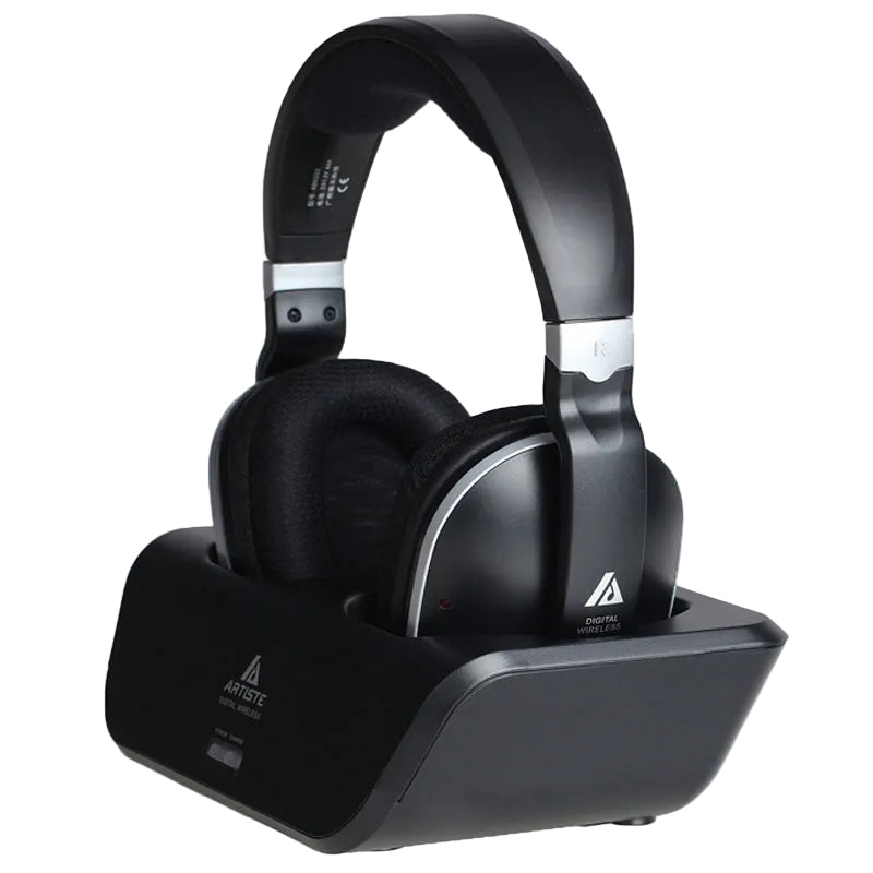 Wireless On-Ear TV Headphones with Deep Bass