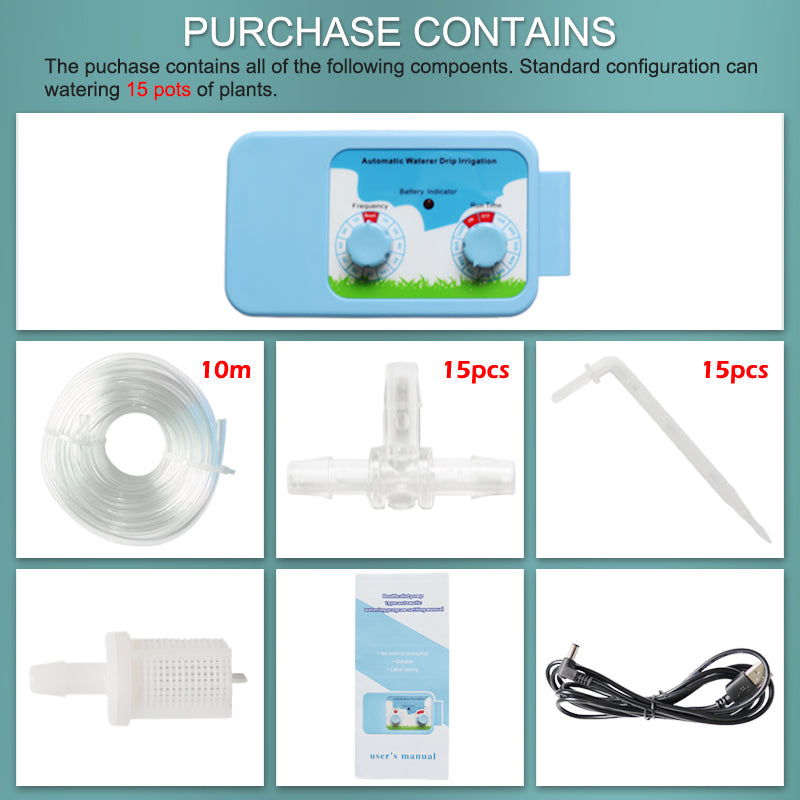 Garden Irrigation Controller with Automatic Watering System