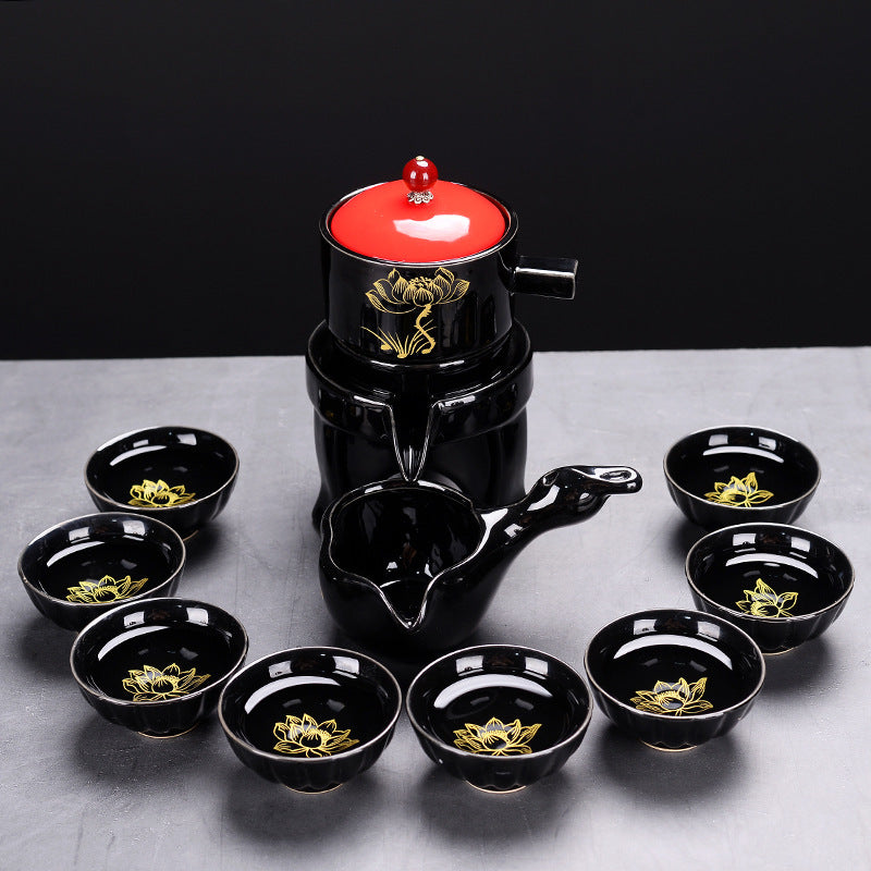 Lazy Stone Mill Automatic Tea Set