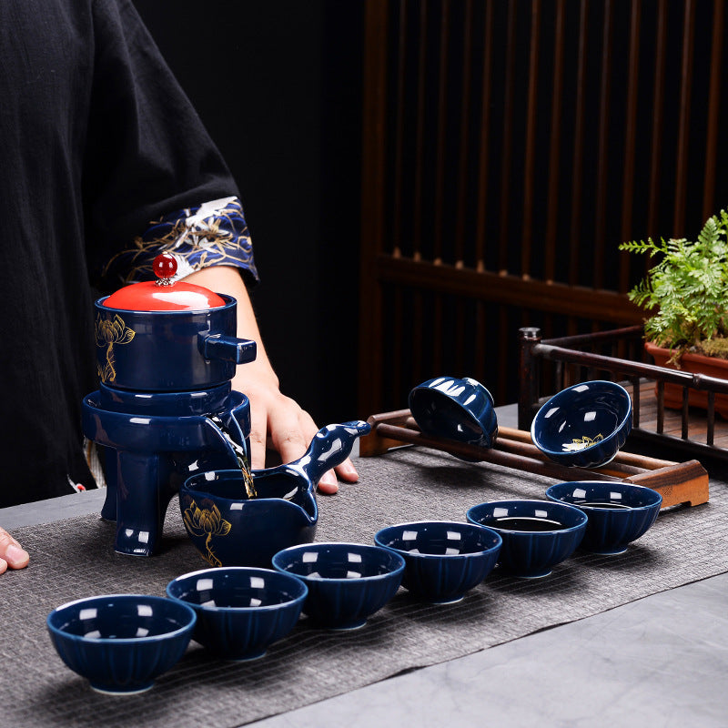 Lazy Stone Mill Automatic Tea Set