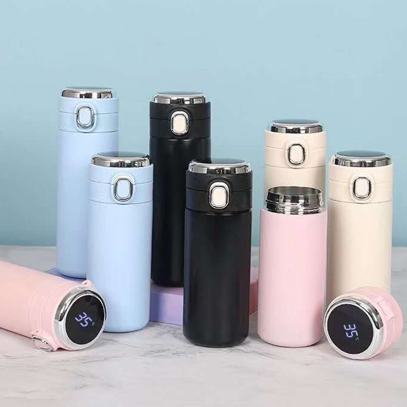 Men And Women Display Temperature Smart Pea Cup Portable Bounce Cup Customization