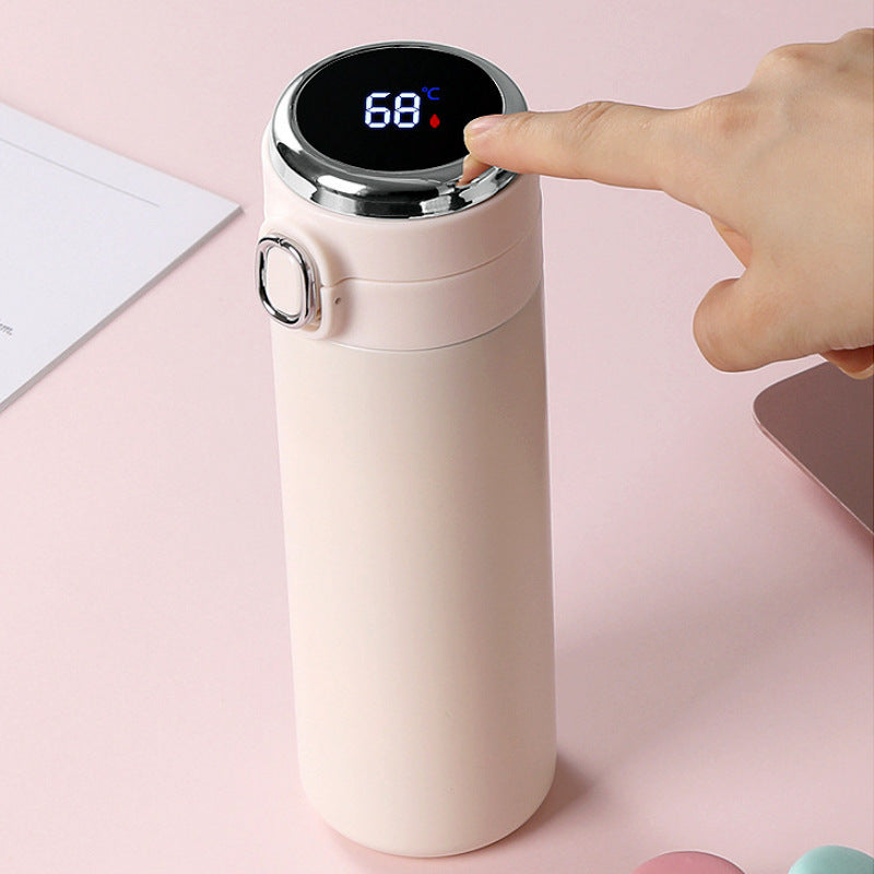 Men And Women Display Temperature Smart Pea Cup Portable Bounce Cup Customization