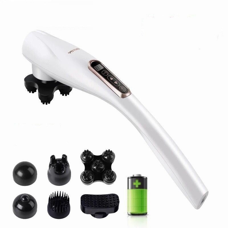 Electric Handheld 6-Head Body Massager