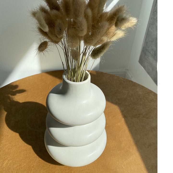 Special-Shaped Circle Circle Vase Michelin Flower Insert Ins