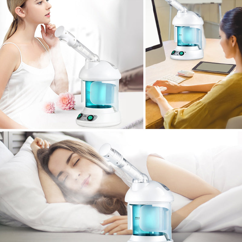Portable Ozone Facial Steamer & Aroma Herbal Device