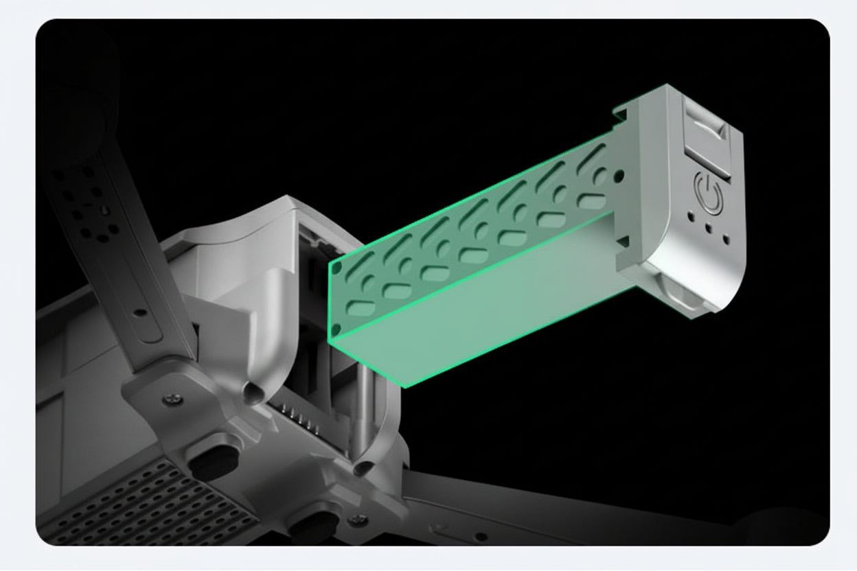 Folding Portable Quadcopter Drone