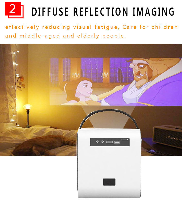 1080P HD Portable Multimedia Projector
