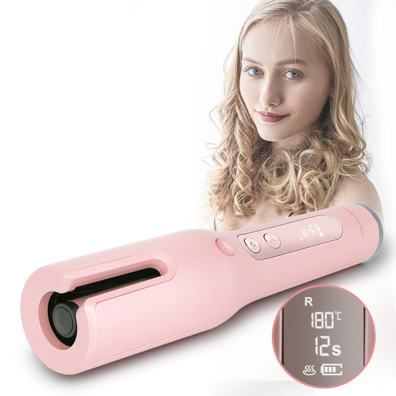 Wireless Rechargeable Automatic Curling Iron (Anti-Scald)