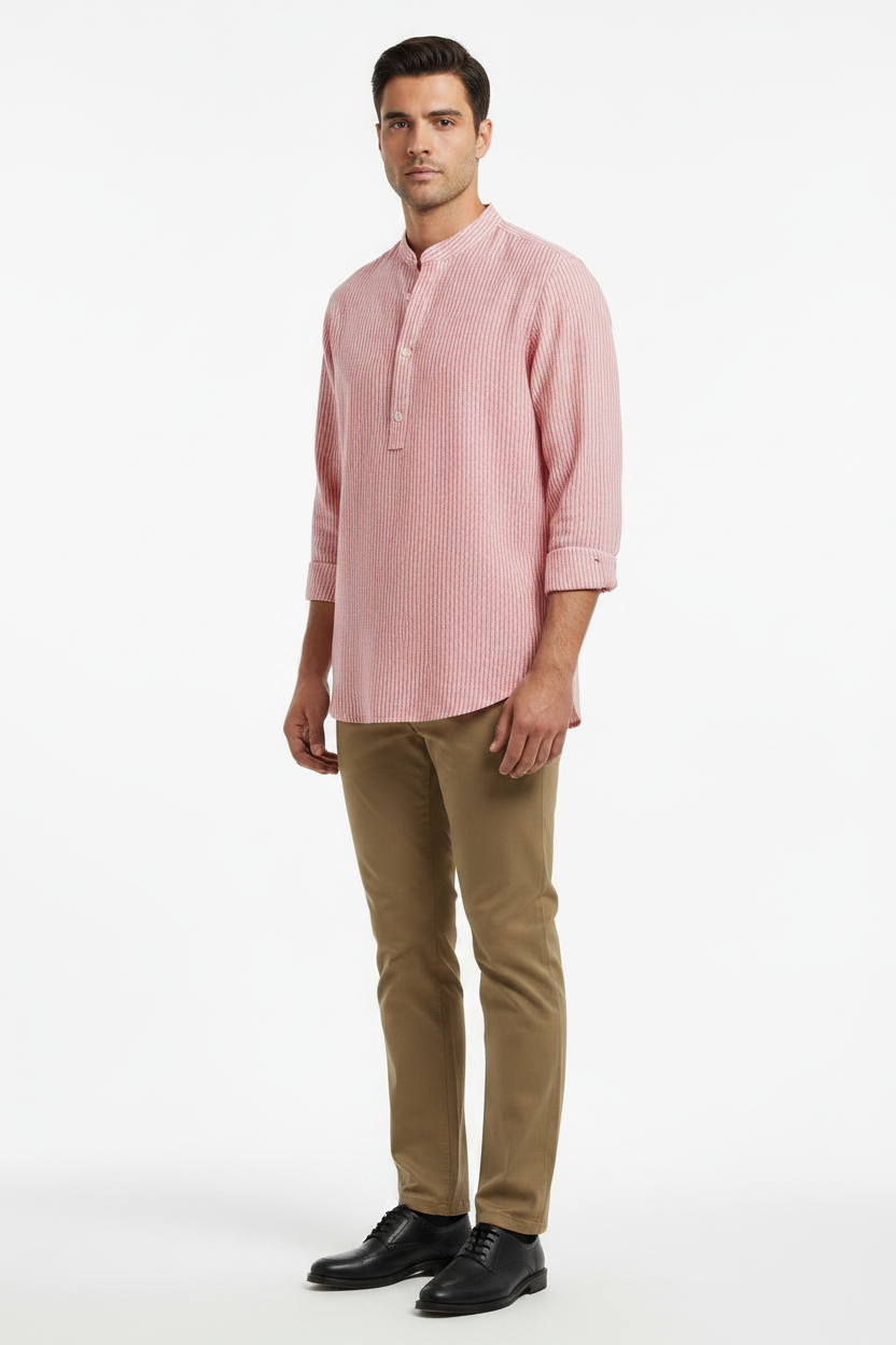 Hot sale striped men's shirt