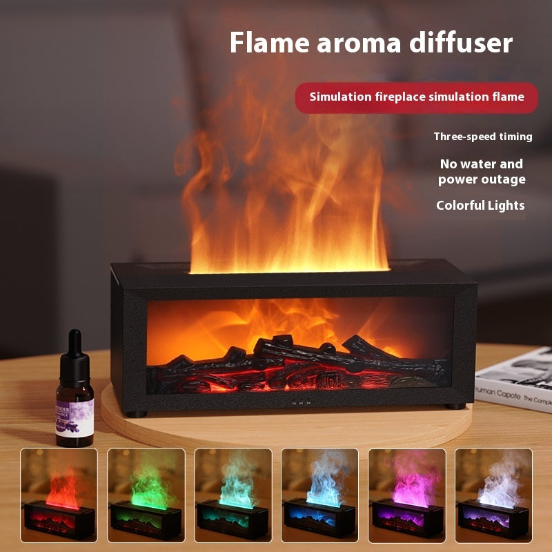 3D Flame Fireplace Aromatherapy Machine