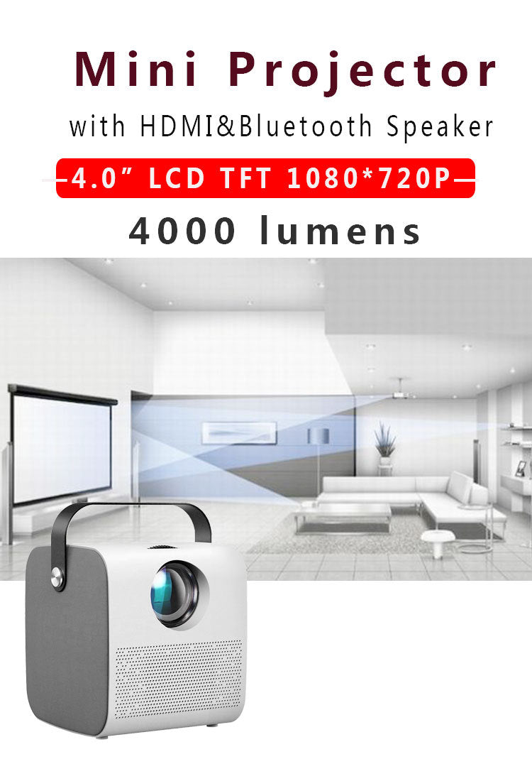 1080P HD Portable Multimedia Projector