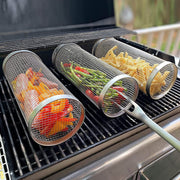 Rolling Grilling Basket for BBQ
