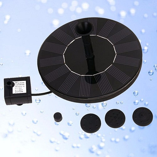 Outdoor Solar Fountain Pump for Garden Pond and Water Features