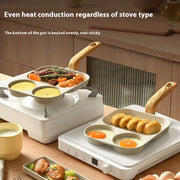 Non-stick Pan Medical Stone Plus-sized Egg Frying Pan