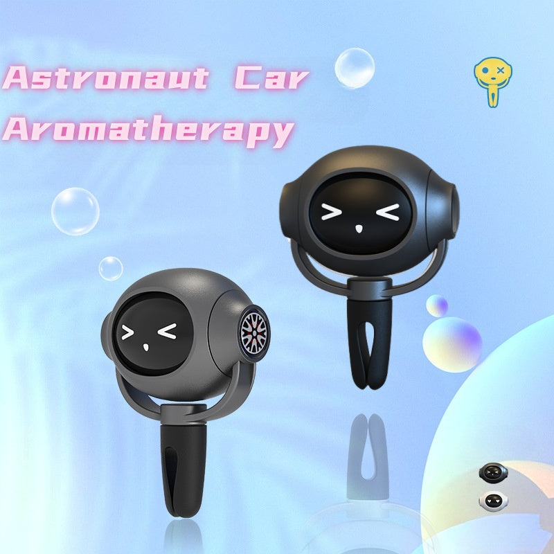 Cartoon Astronaut Car Fragrance Diffuser with Changing Expressions