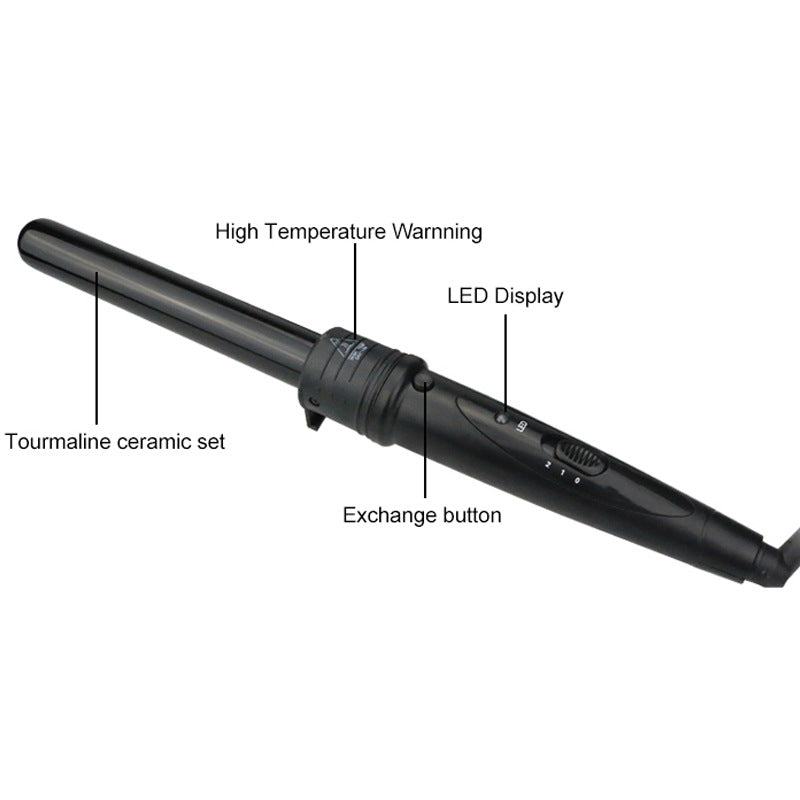 6-in-1 Interchangeable Ceramic Hair Curler Set