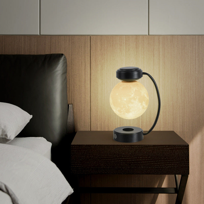 3D Levitating Magnetic Moon Lamp with Wireless Rotation