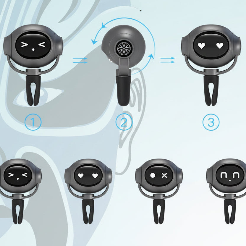 Cartoon Astronaut Car Fragrance Diffuser with Changing Expressions