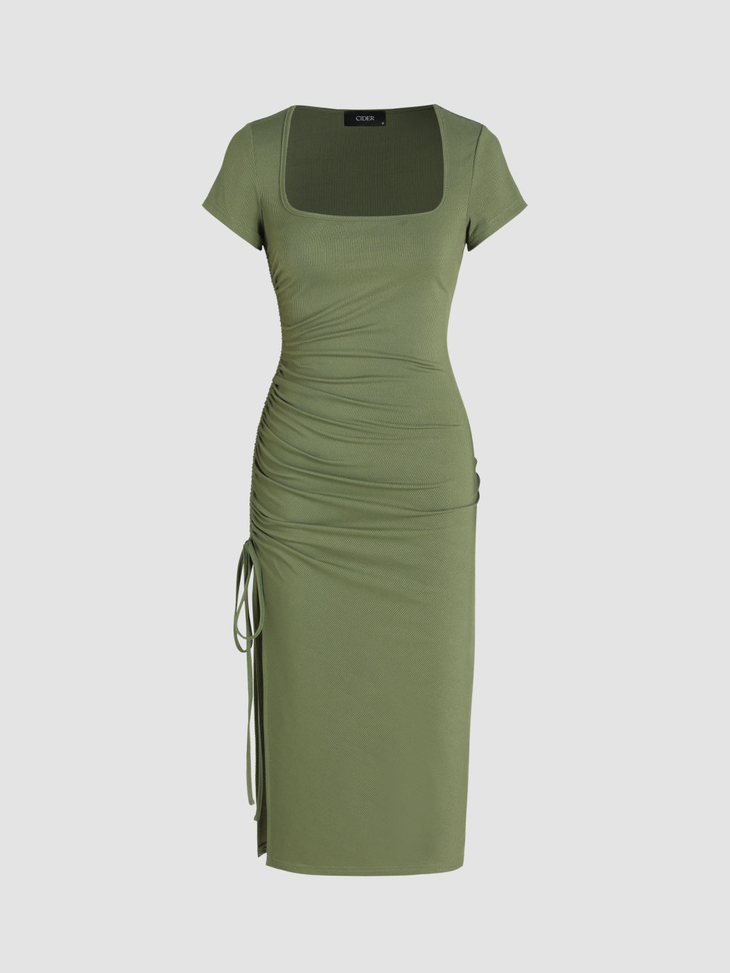 Women's Fashionable Knitted Slit Sheath Skirt