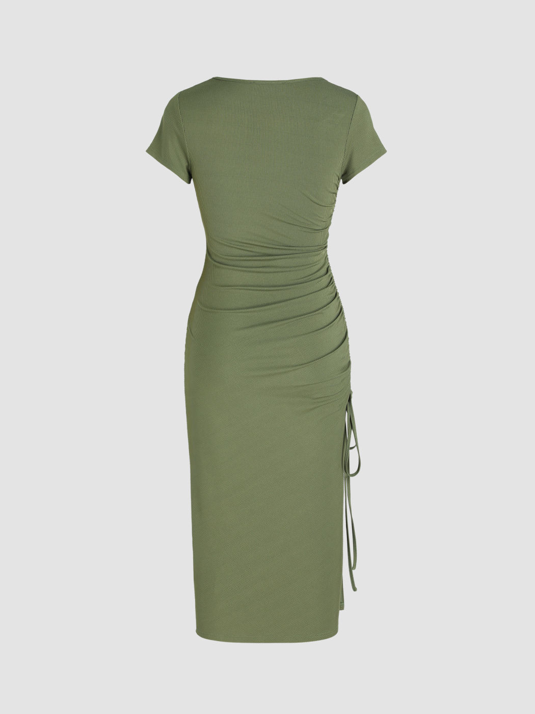 Women's Fashionable Knitted Slit Sheath Skirt