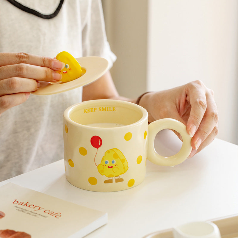 Cream Wind Band Cover Mug