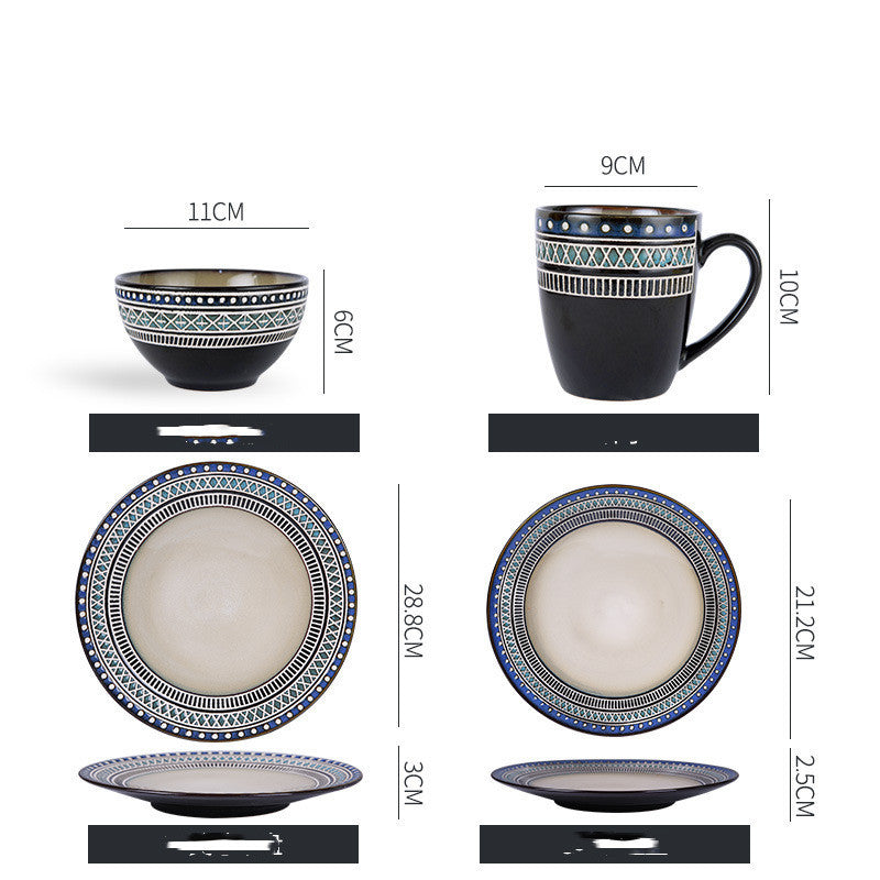 Dish Dishes Western-style Household Dishes Fruit Dishes Flat Dishes Nordic Tableware