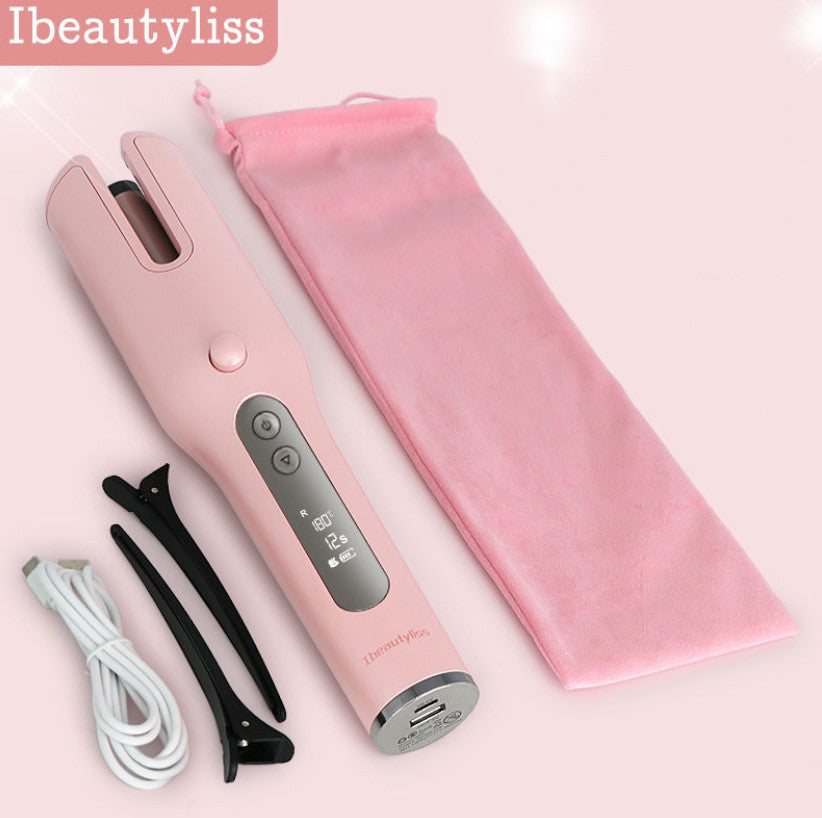 Wireless Rechargeable Automatic Curling Iron (Anti-Scald)