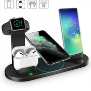 4-in-1 Fast Wireless Charging Station for iPhone 15 & Apple Watch