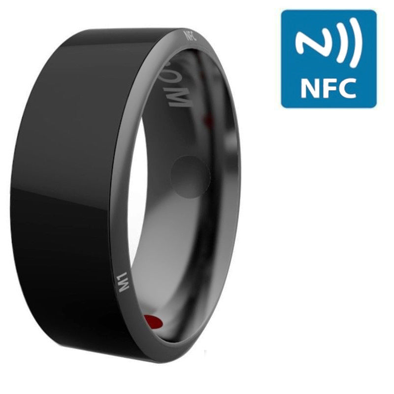 Multifunctional Black High-Tech Smart Ring