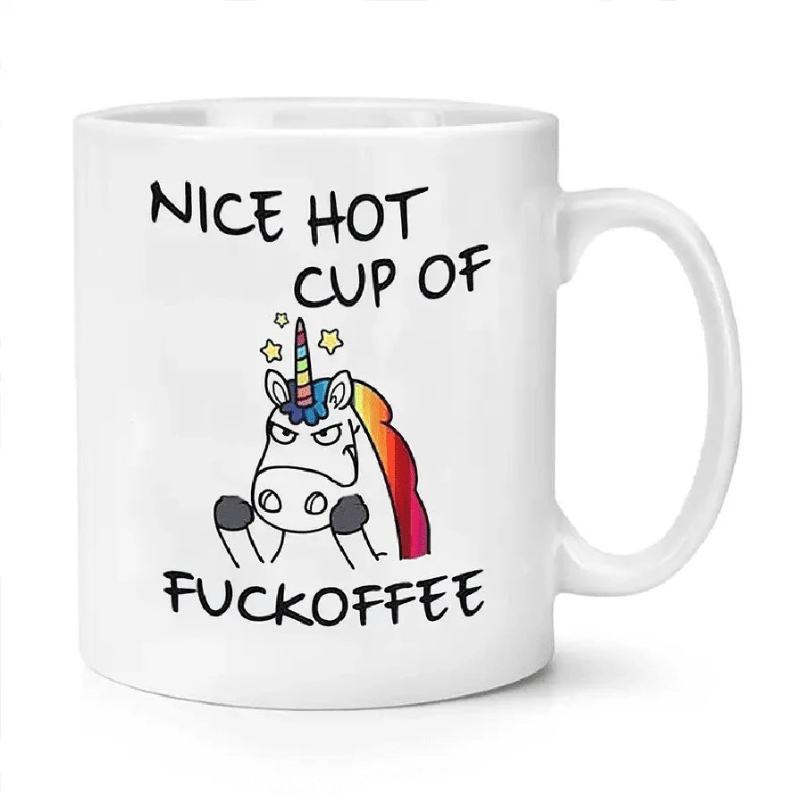 Simple Fashion Office Printing Ceramic Mug