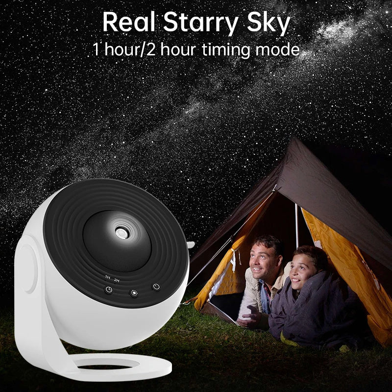 360° Rotating Galaxy & Starry Sky Planetarium Projector