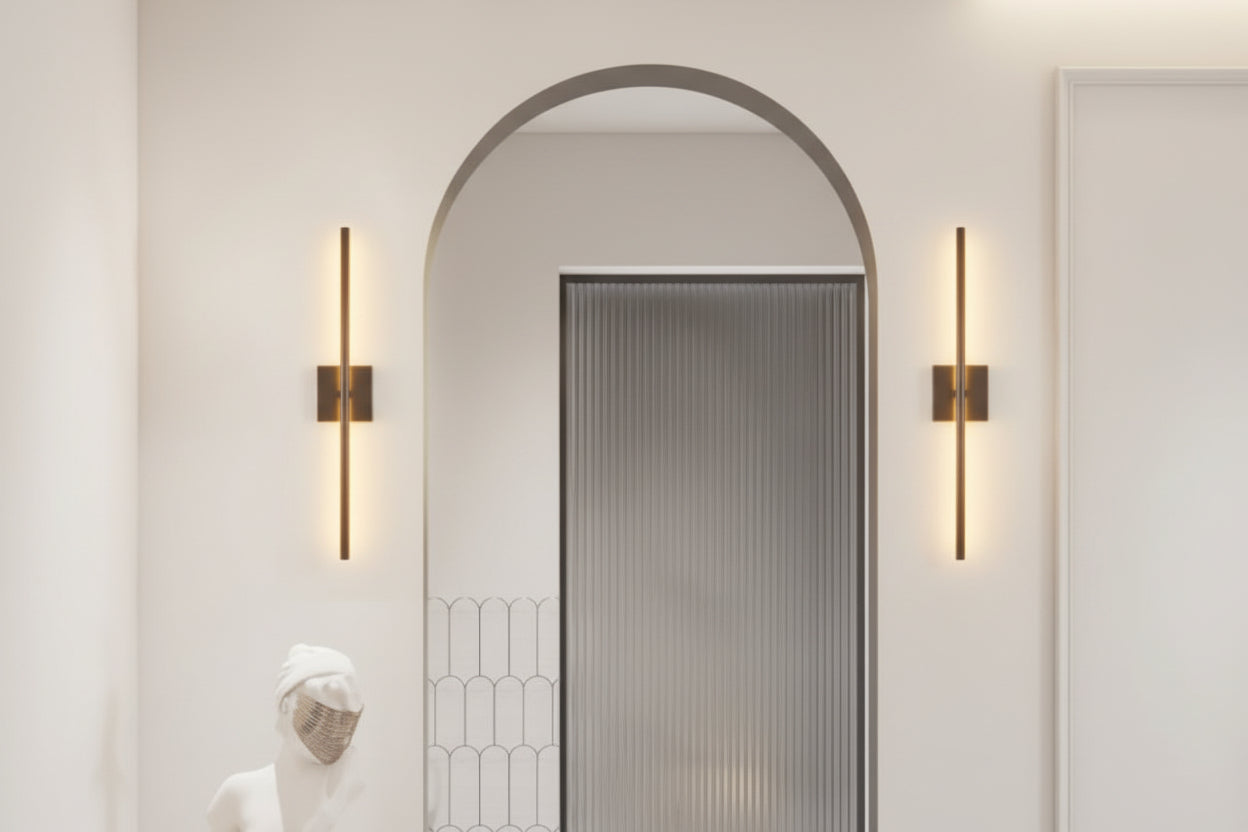 2-Pack Minimalist Modern LED Wall Sconces