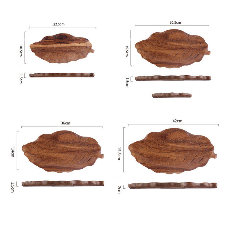 Home Wooden Tea Tray Restaurant Baking Fruit Pastry