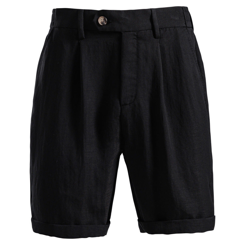 Men's Business-Casual Lyocell Cotton Shorts – Old Money Style