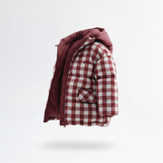 Children's Reversible Thick Check Winter Warm Coat