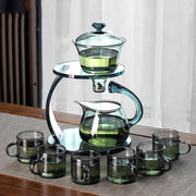 Household Semi-automatic Lazy Glass Tea Set