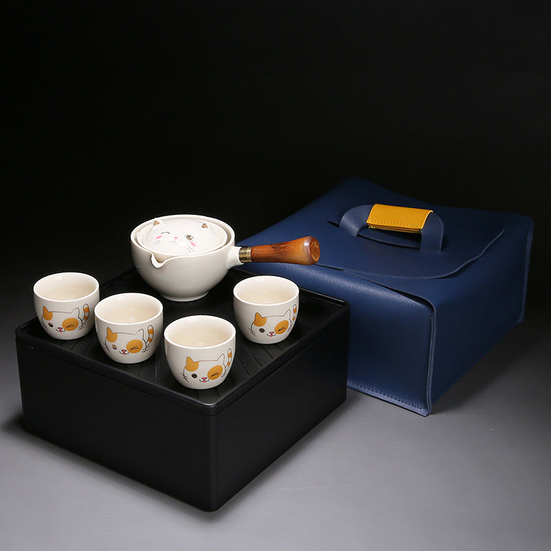 Travel Tea Set Portable Lazy Automatic