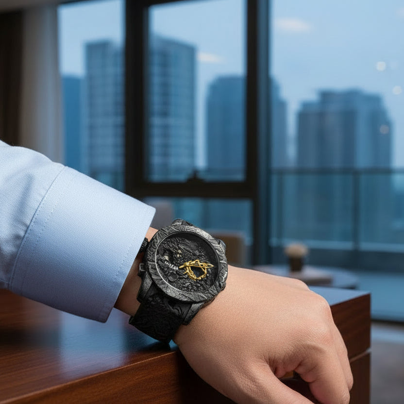 black men fashion watch