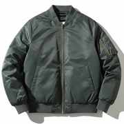 Jacket Solid Pilot Jackets Men Military Flight Baseball
