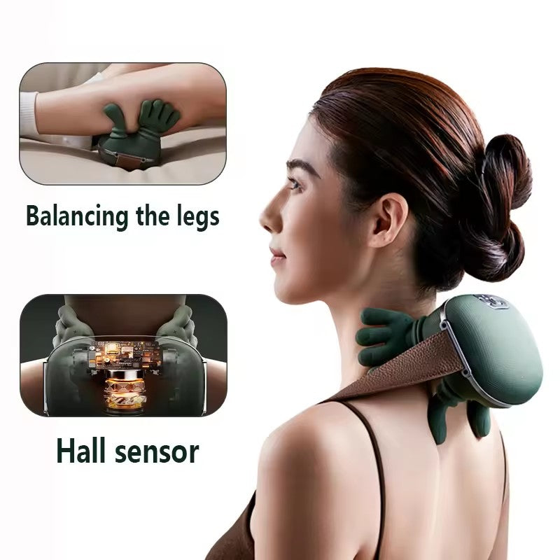 Wireless Electric Neck & Shoulder Kneading Massage Shawl