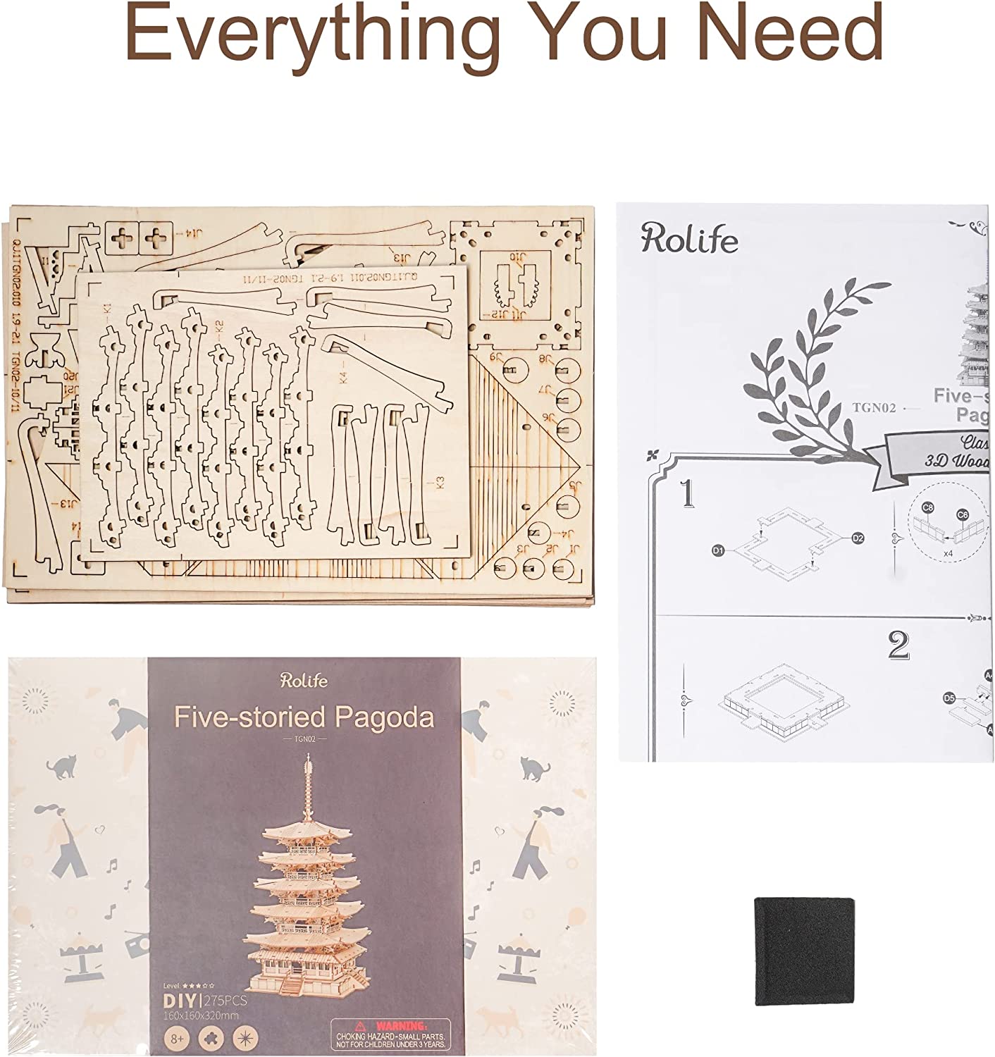 Robotime ROKR Five-storied Pagoda (TGN02)