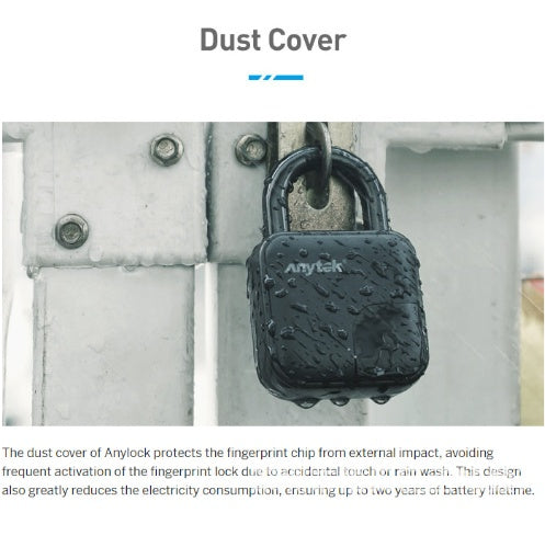 L3 Waterproof Smart Fingerprint Padlock