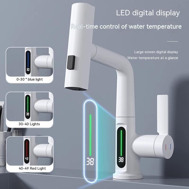 Intelligent Digital Display Pull-out Faucet
